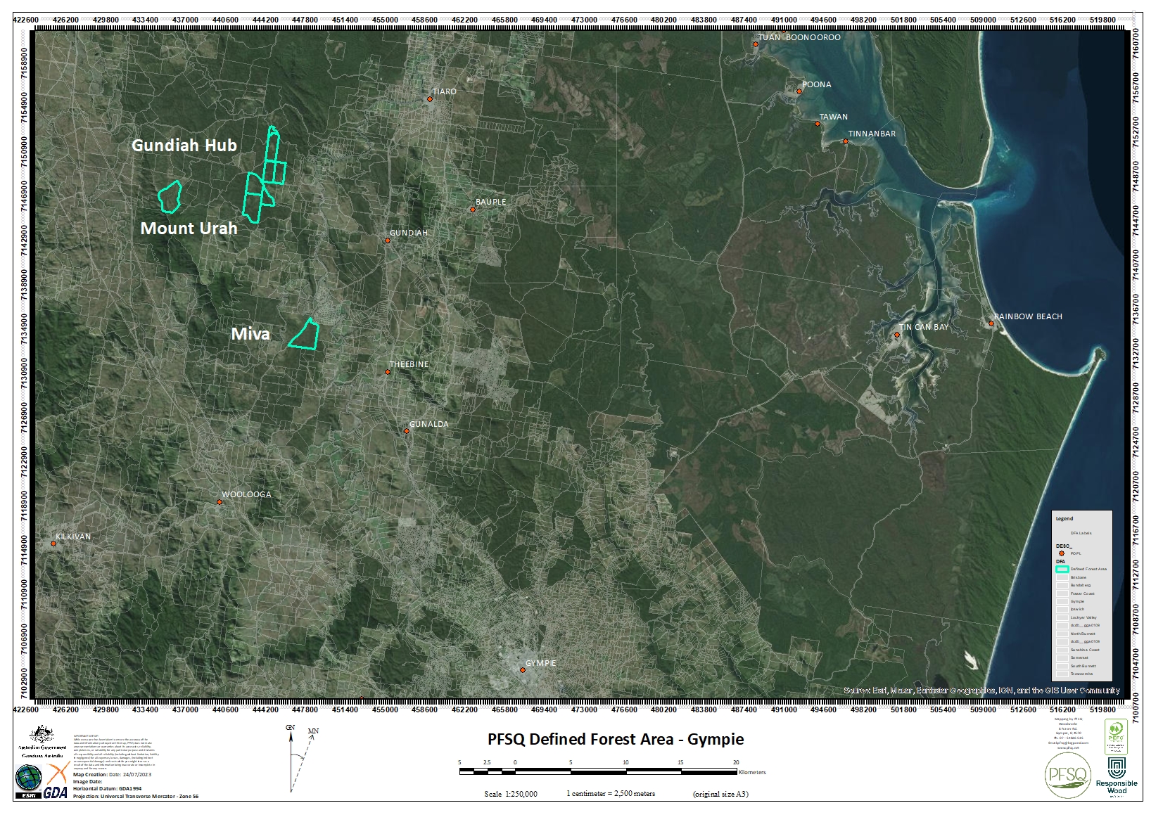 Defined Forest Area Gympie